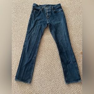 Abercrombie and Fitch button fly jeans